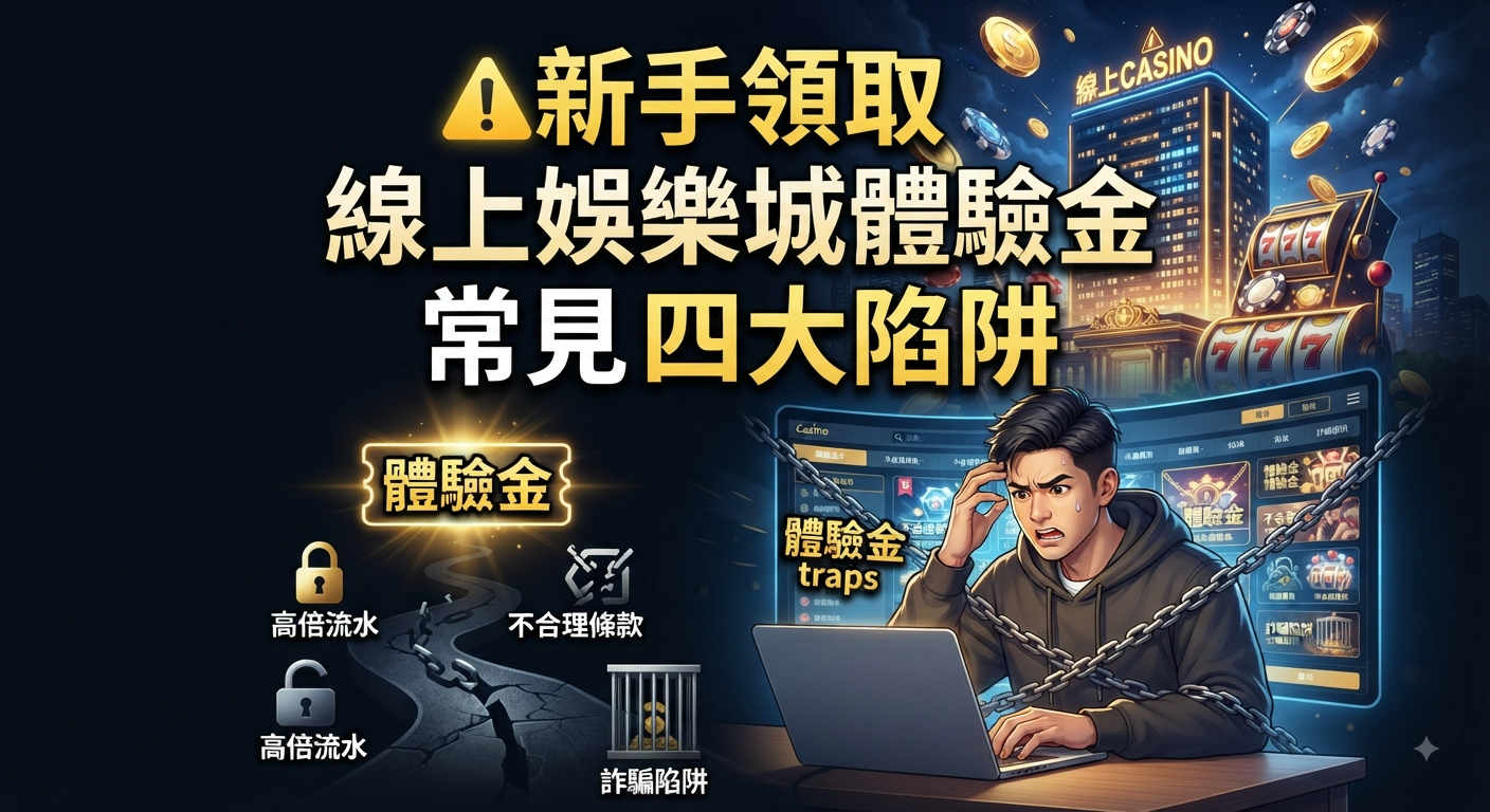 新手領取線上娛樂城體驗金常見四大陷阱