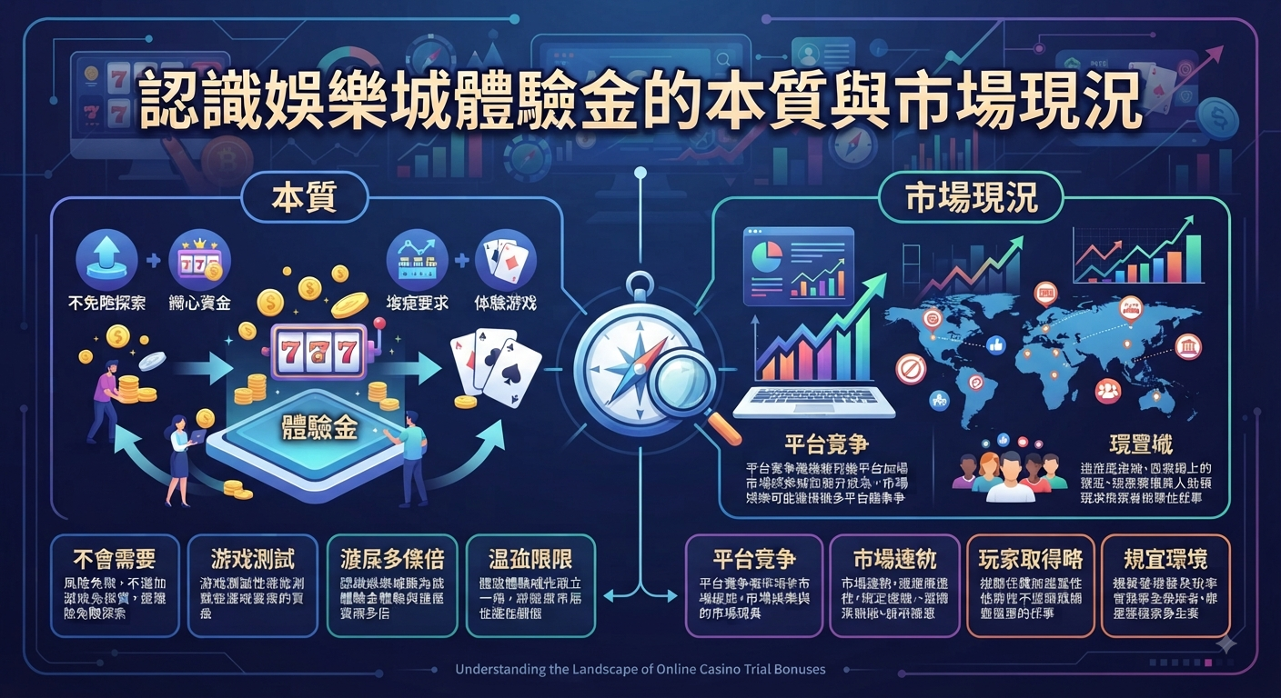 認識娛樂城體驗金的本質與市場現況