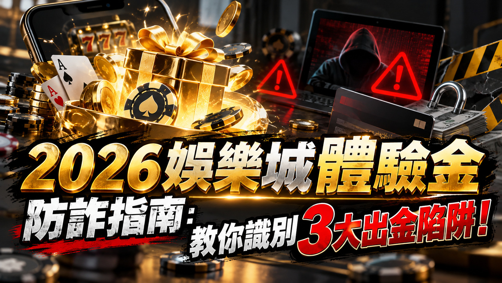 2026娛樂城體驗金防詐指南：教你識別3大出金陷阱！